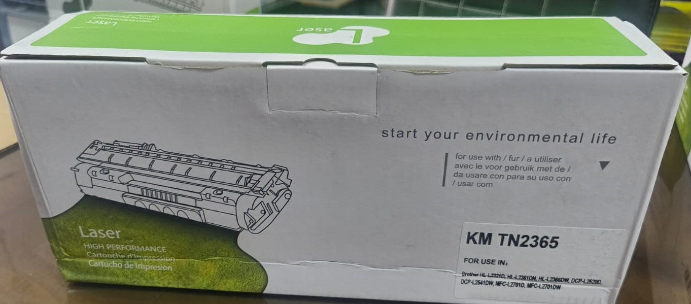 Compatible Brother Toner 2365 Compatible with HL-L2321D HL-L2361DN 2366DW DCP-L2520D DCP-L2541DW MFC-L2701D and MFC-L2701DW