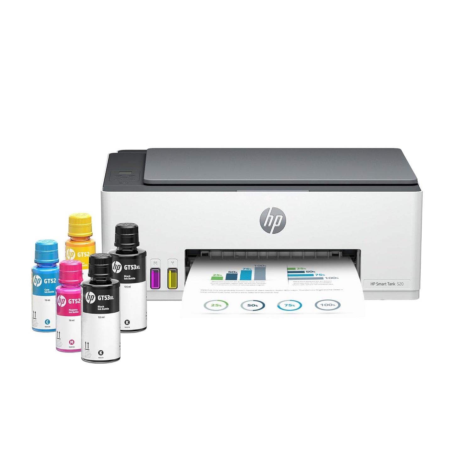 HP Smart Tank 520 All-in-One Printer(Print, Scan & Copy for Office/Home)