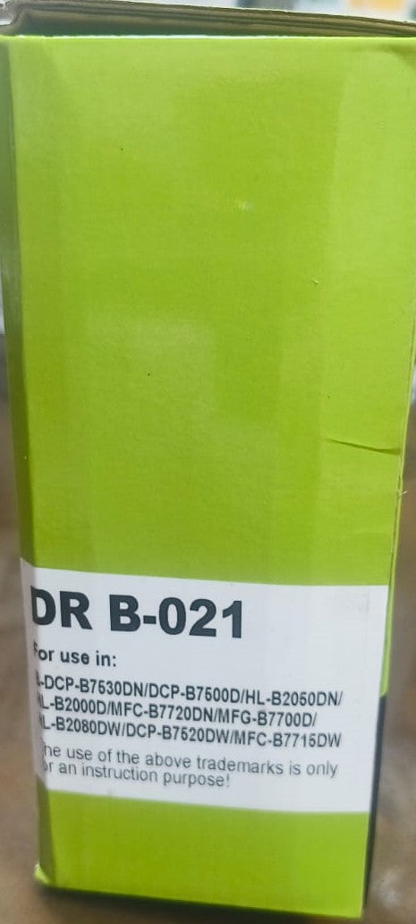 Compatible Drum Unit Compatible TN B021 (DCP-B7500D, DCP-B7535DW, HL-B2000D, HL-B2080DW, MFC-B7715DW)