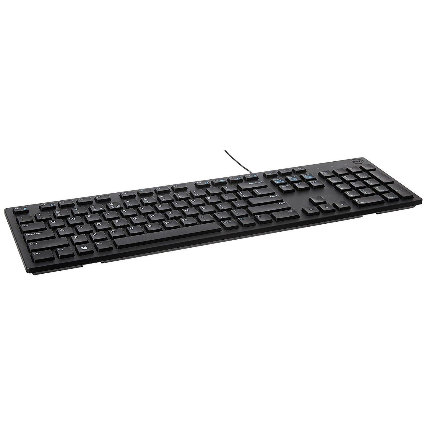 Dell KB216-Black Multimedia Wired Keyboard with USB Interface, Plunger Keys Technology and Chiclet Key Style