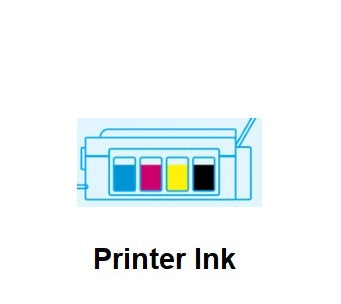 Printer ink and toner icons for tank and laser printers—including Brother, Canon, HP, and Epson
