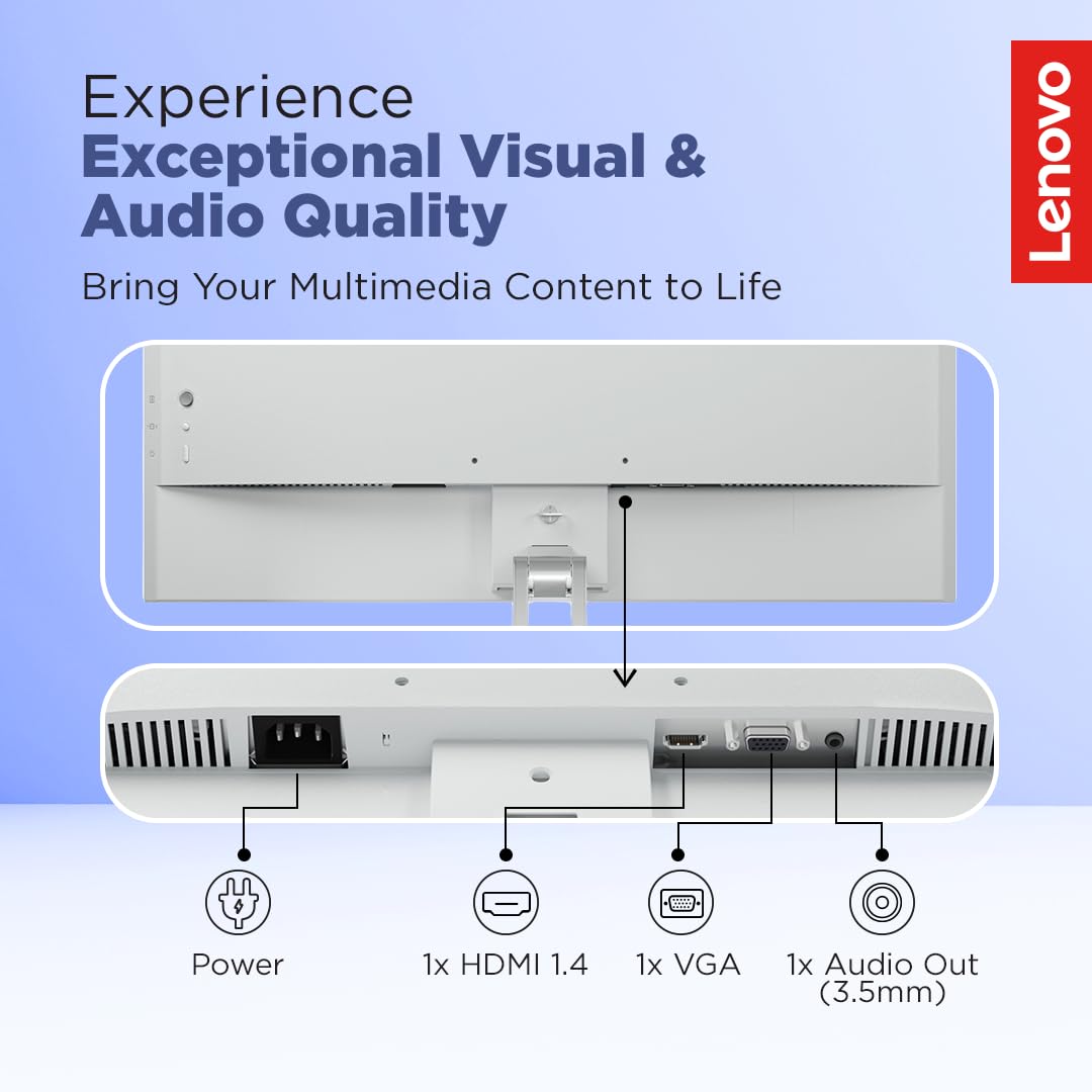 Lenovo L-Series 24 inch (60.45cm) FHD IPS Monitor