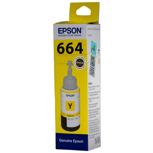 Epson 664 YL Ink Bottle (Yellow) - 70 ml
