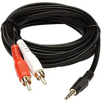 2RCA Stereo Cables with 3.5mm