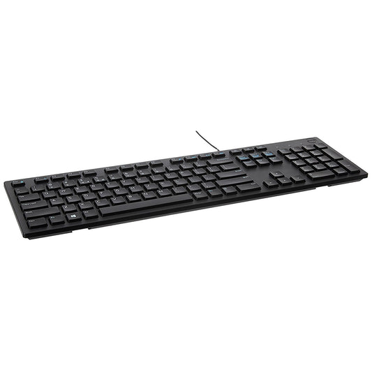 Dell KB216-Black Multimedia Wired Keyboard with USB Interface, Plunger Keys Technology and Chiclet Key Style
