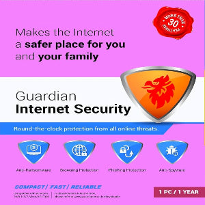 Guardian Internet Security 1 User 1 Year (Email Delivery)
